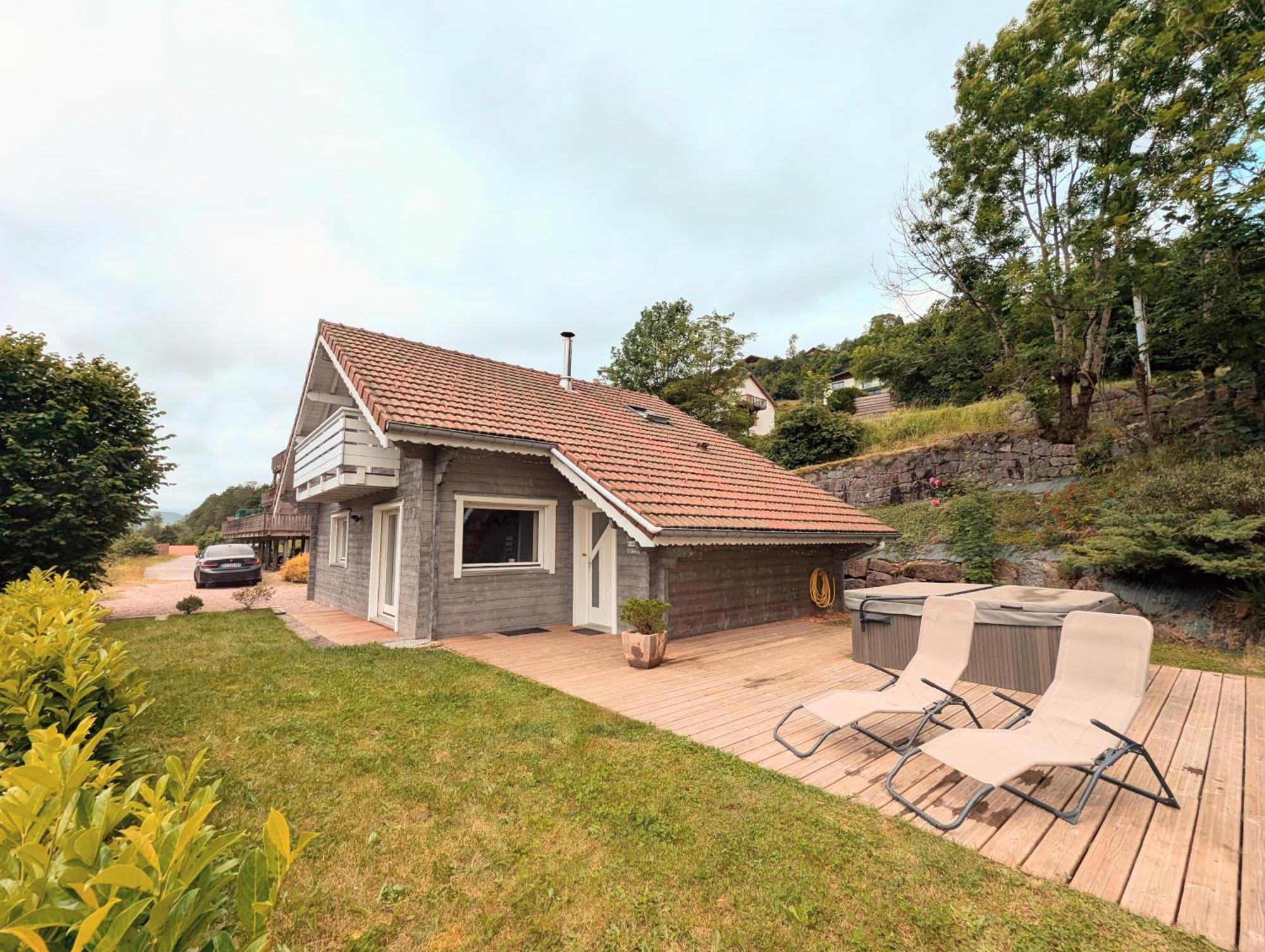 Chalet Sauna Jacuzzi 6 Personnes La Bresse Esterno foto