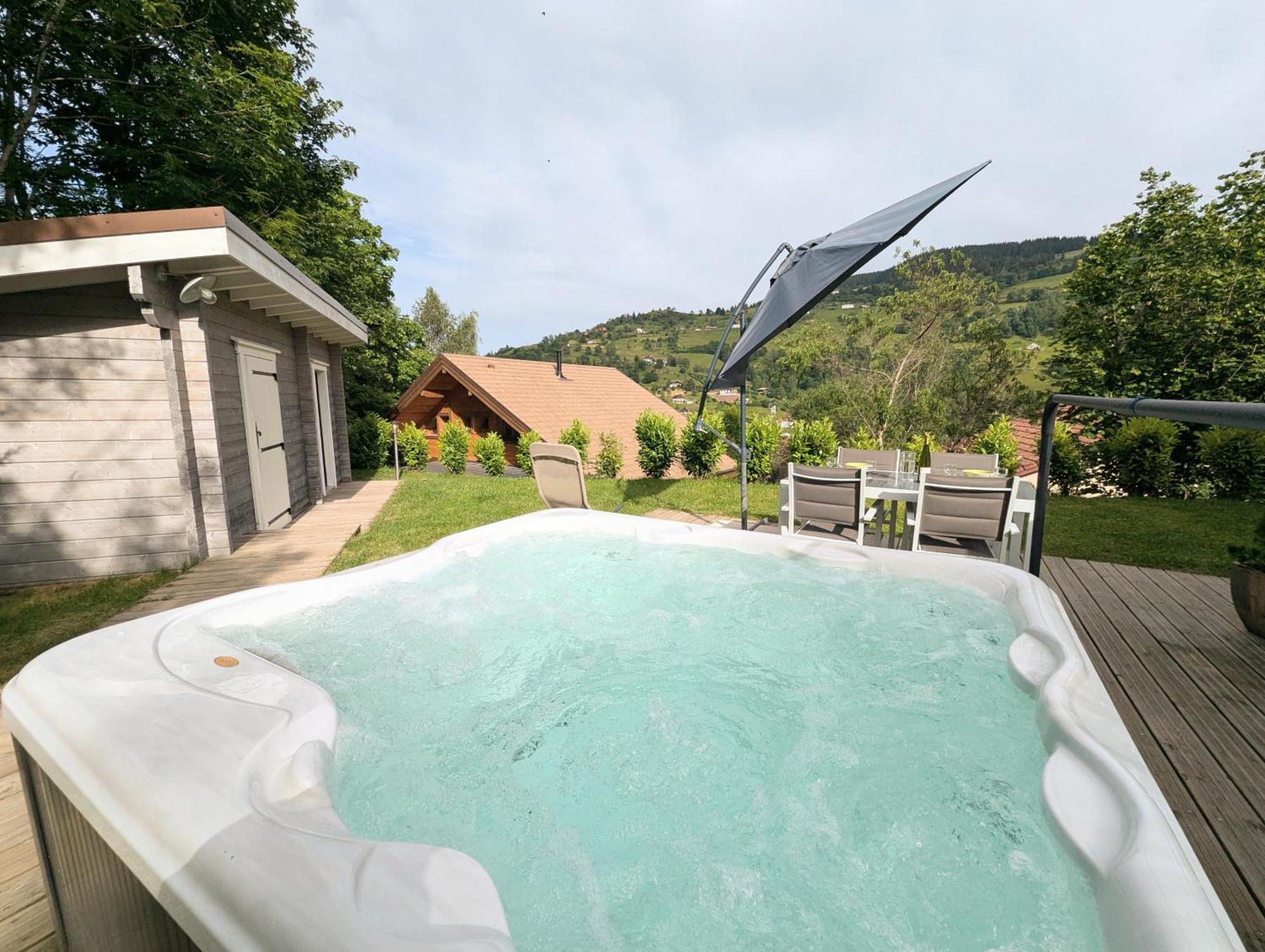 Chalet Sauna Jacuzzi 6 Personnes La Bresse Esterno foto