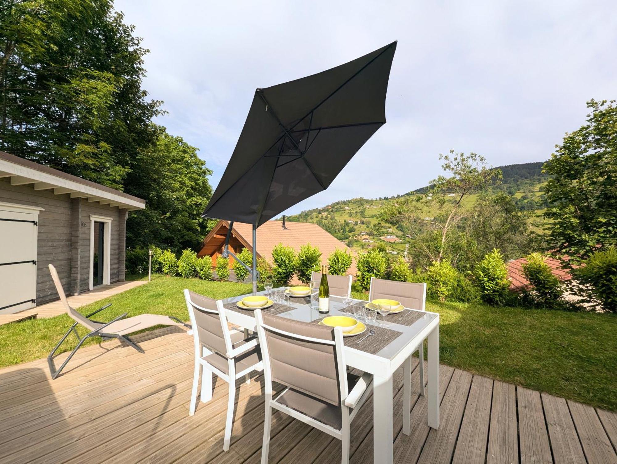 Chalet Sauna Jacuzzi 6 Personnes La Bresse Esterno foto