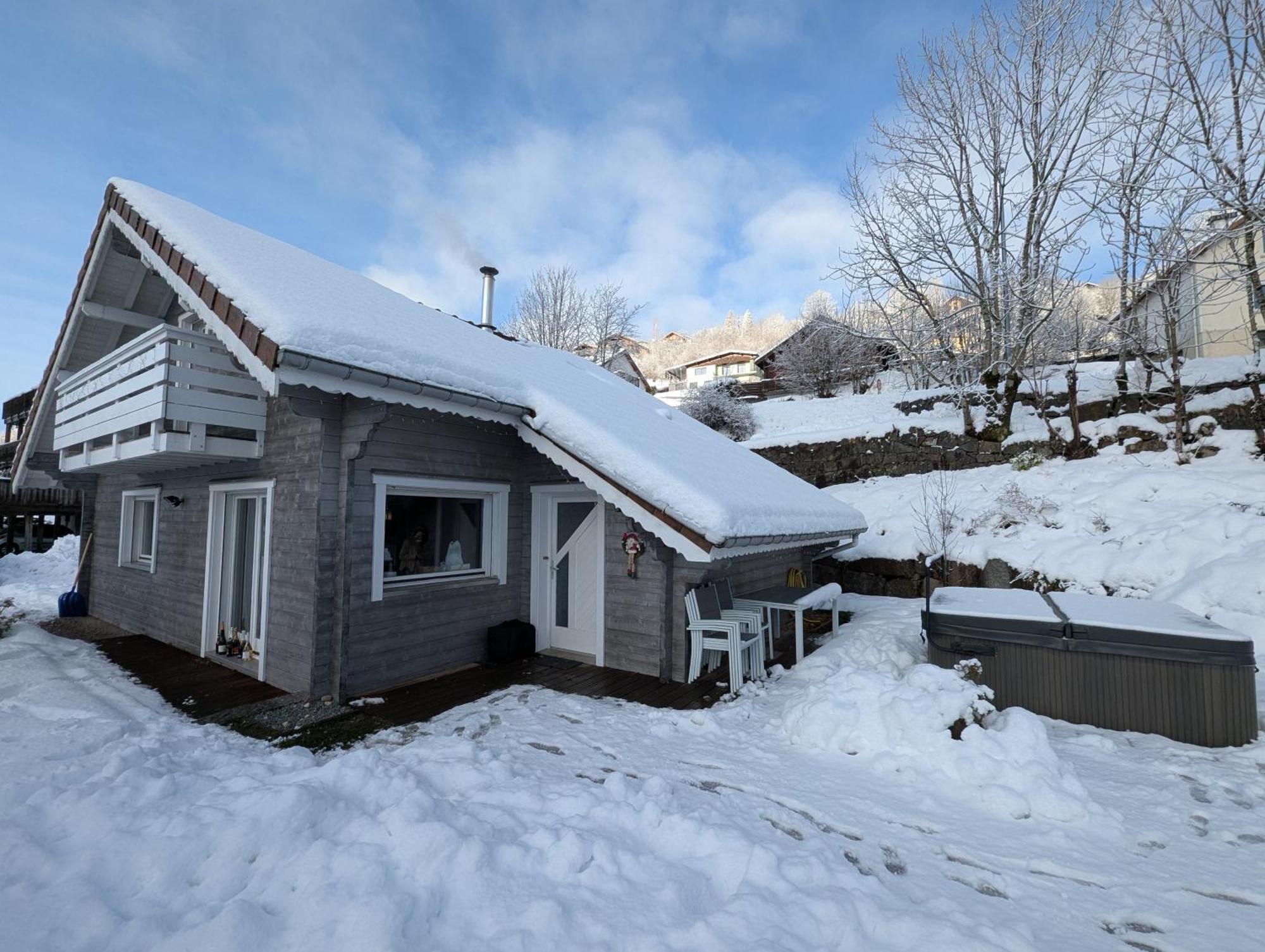Chalet Sauna Jacuzzi 6 Personnes La Bresse Esterno foto
